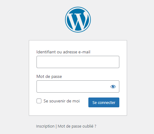 Comment créer une page sur WordPress ? 1 Tableau de bord wordpress